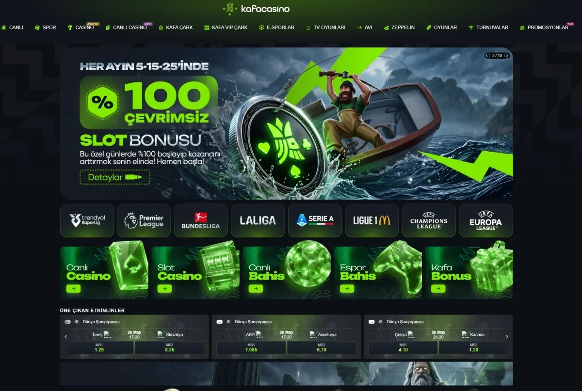 Kafa Casino ekran görüntüsü